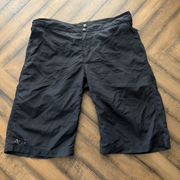 Fox Pants - Fox Racing Shorts Black Padded Adjustable‎ Ripstop Biker